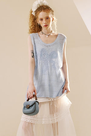 Chic Crochet Knit Top