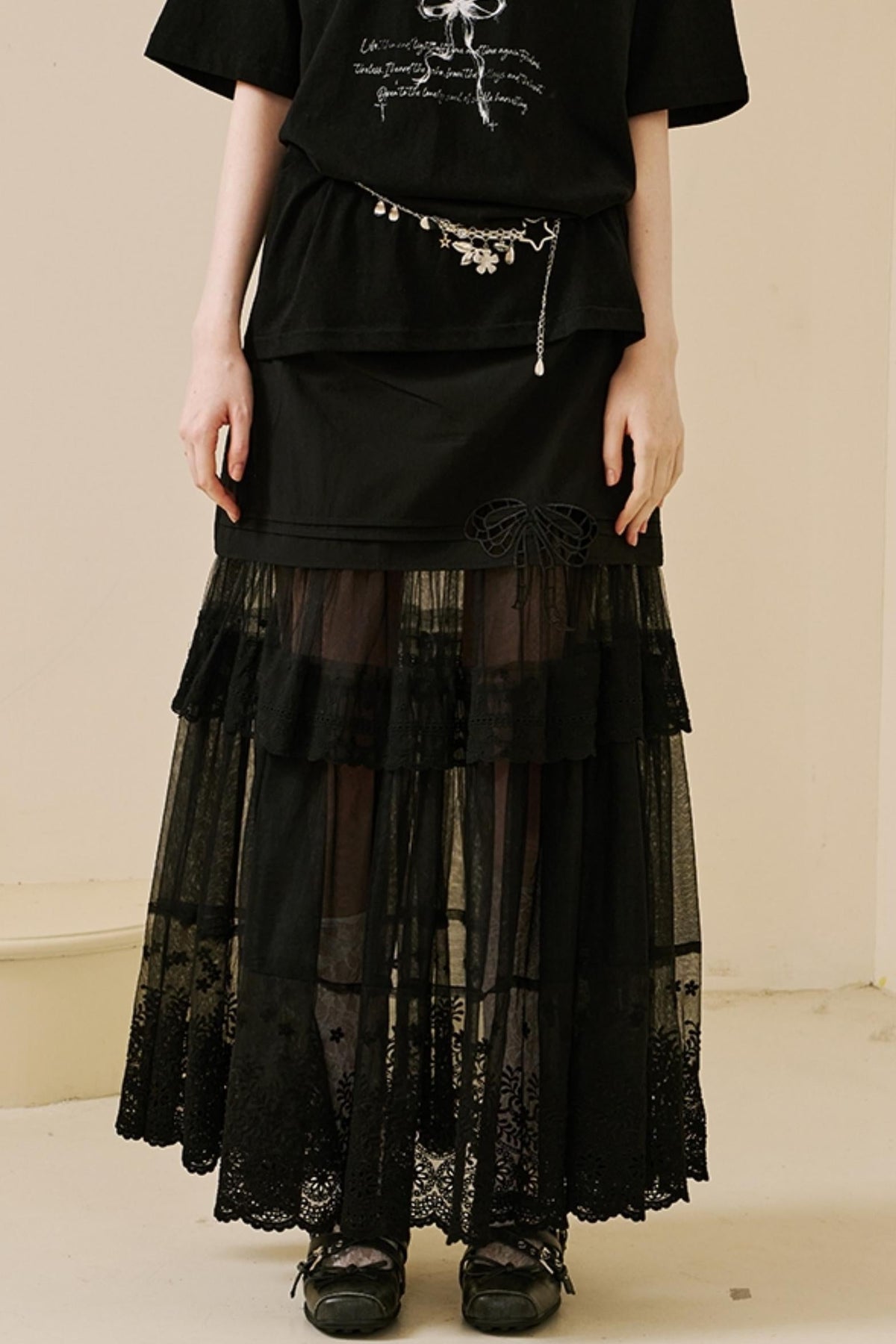 Chic Lace Half Skirt