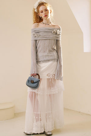 Chic Lace Half Skirt