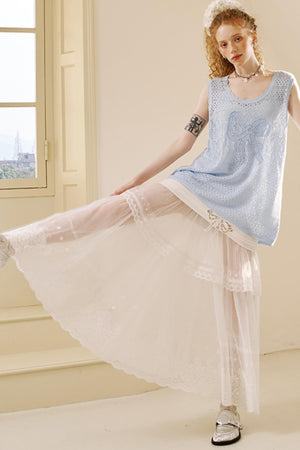 Chic Lace Half Skirt
