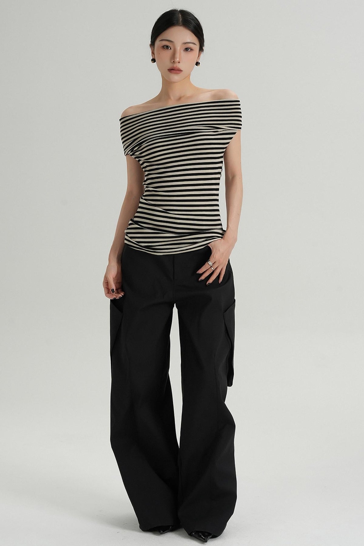 Chic One-Shoulder Top