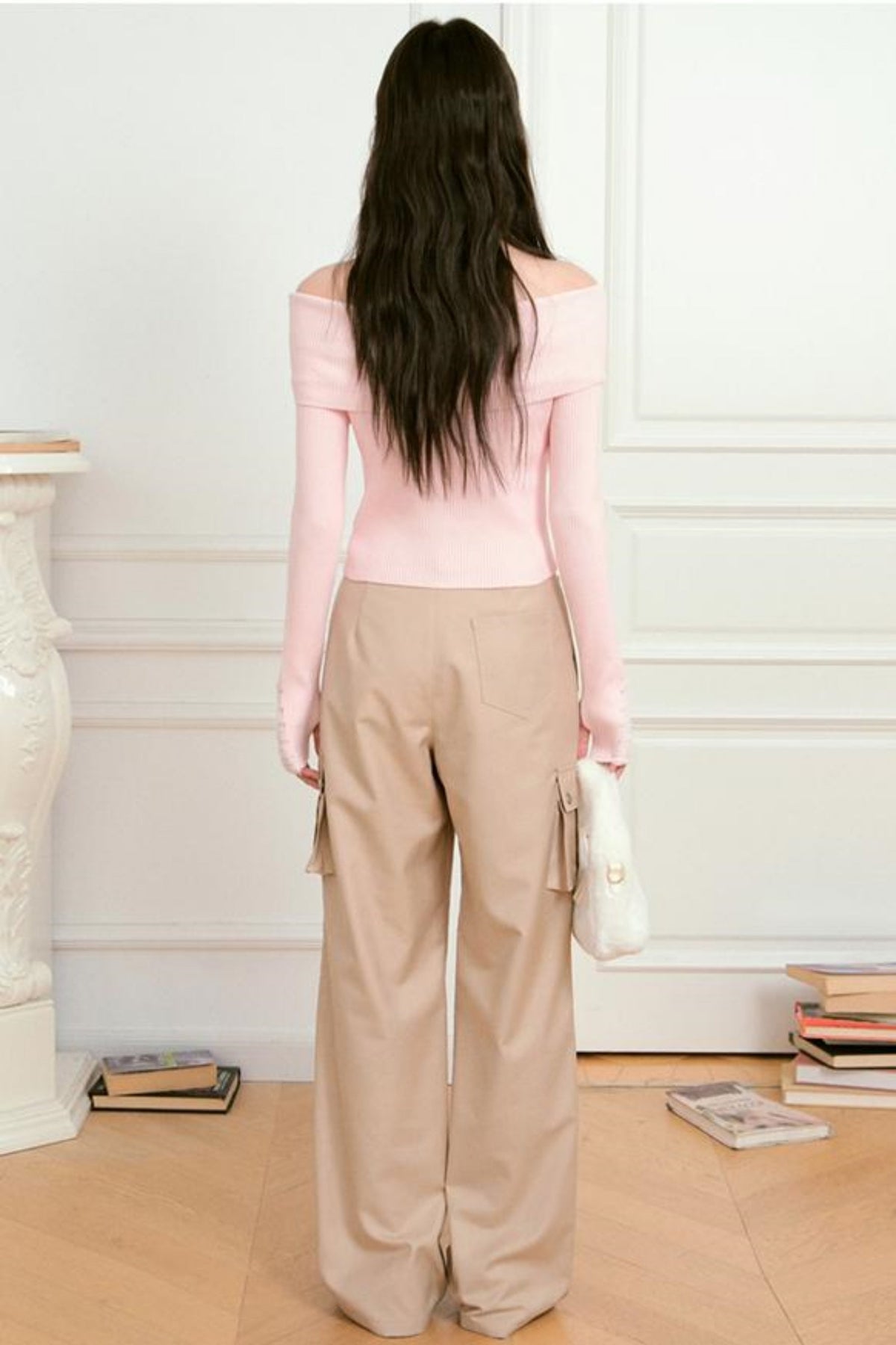 Chic Rose Knit Sweater