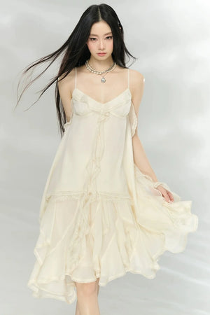 Chiffon Camisole Skirt Set-Up