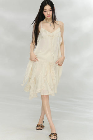 Chiffon Camisole Skirt Set-Up