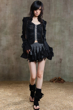 Chiffon Court Tunic Shirt