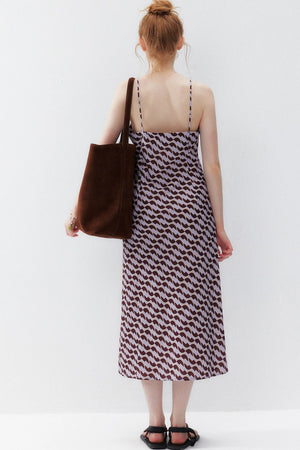 Chiffon Floral Print Long Dress