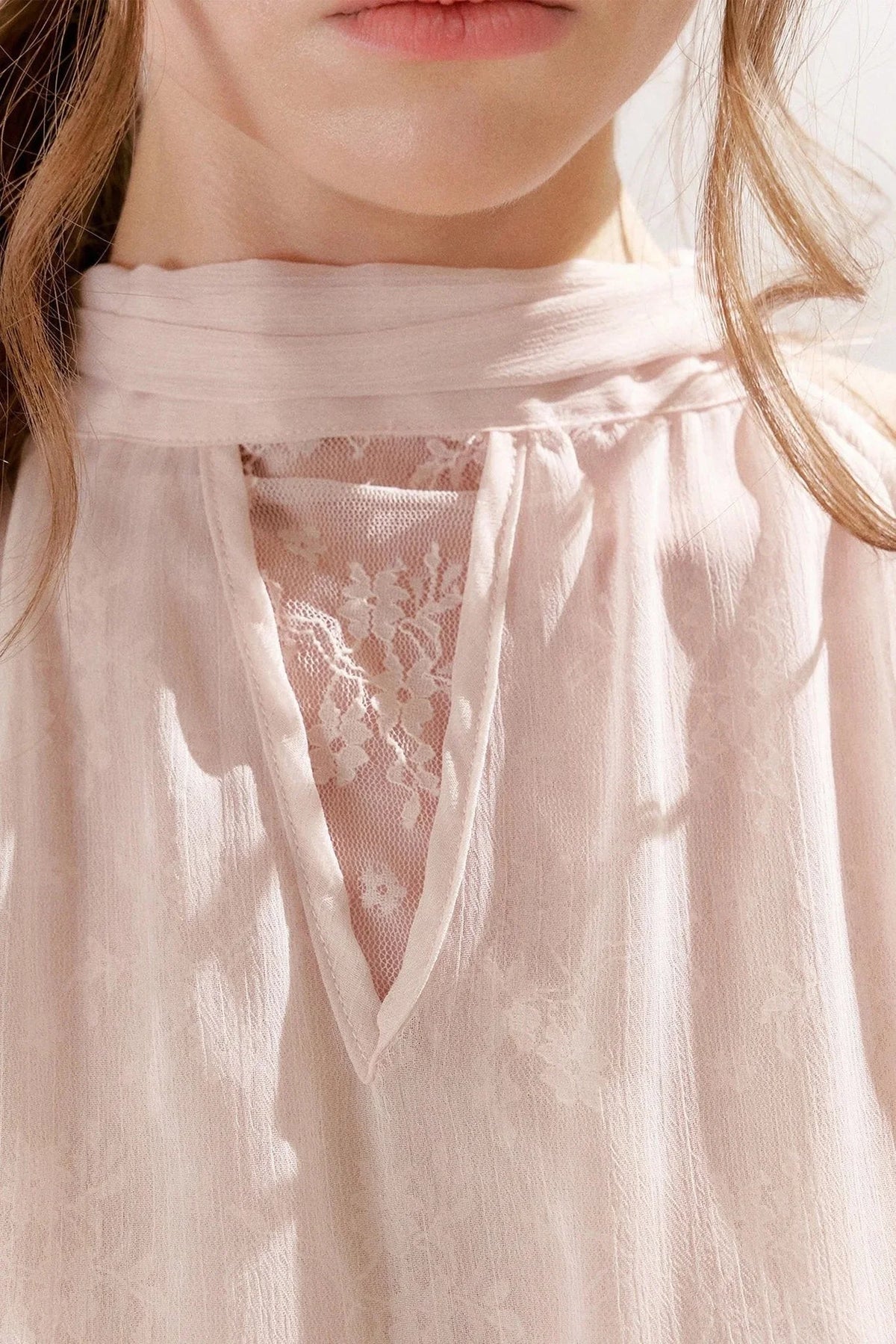 Chiffon Lace Halter Sleeveless Dress