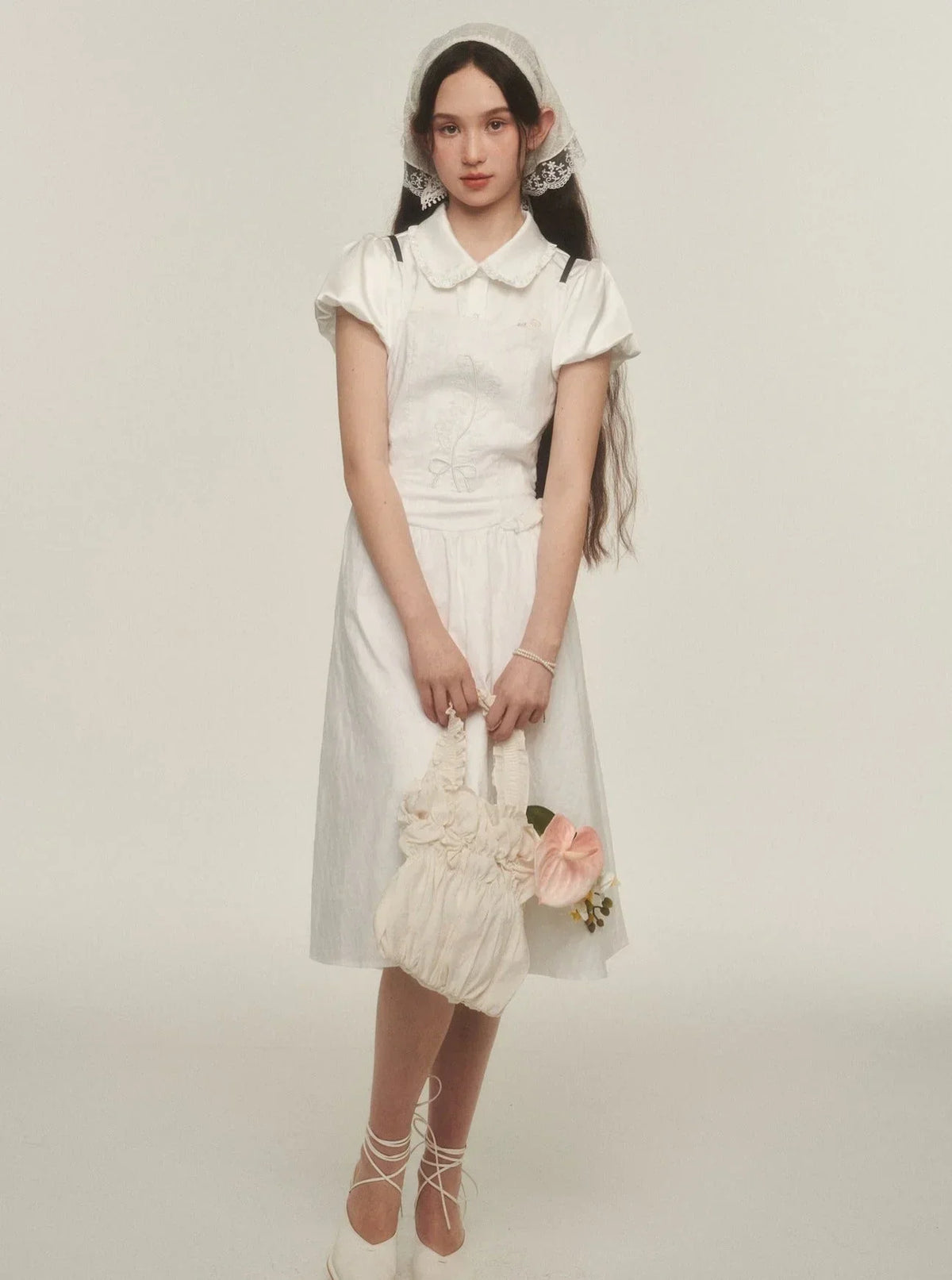 Chime Embroidered Slip Dress