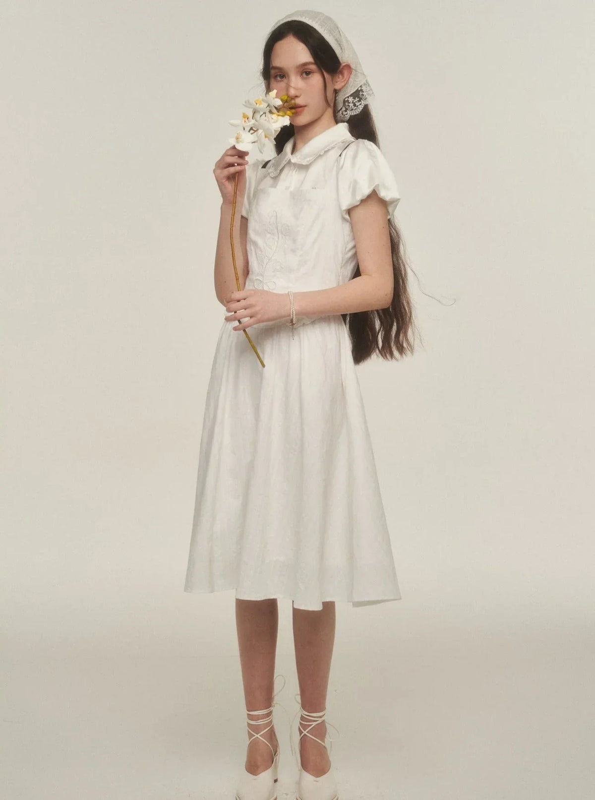 Chime Embroidered Slip Dress