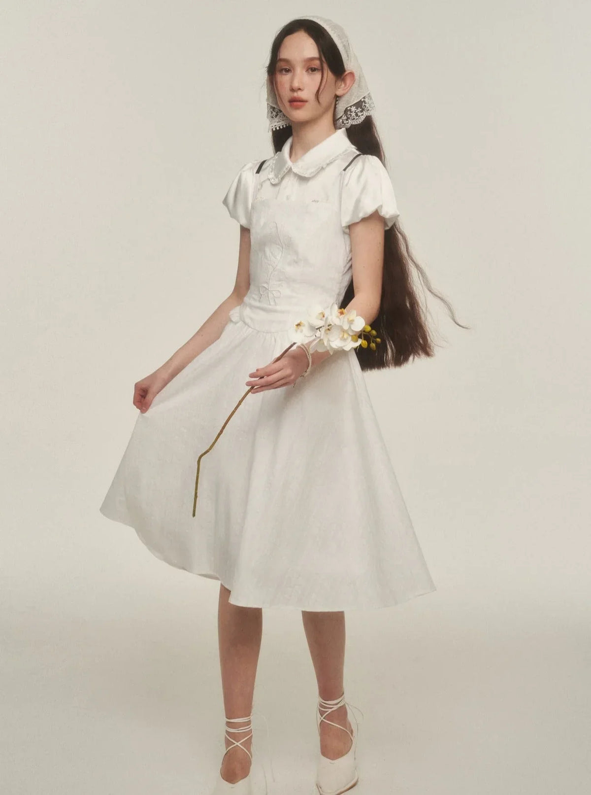 Chime Embroidered Slip Dress