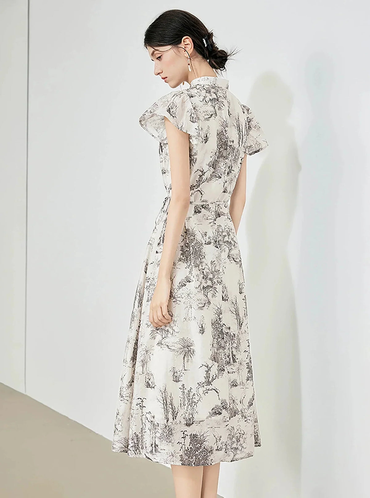 Chinese Buckle Cheongsam Dress