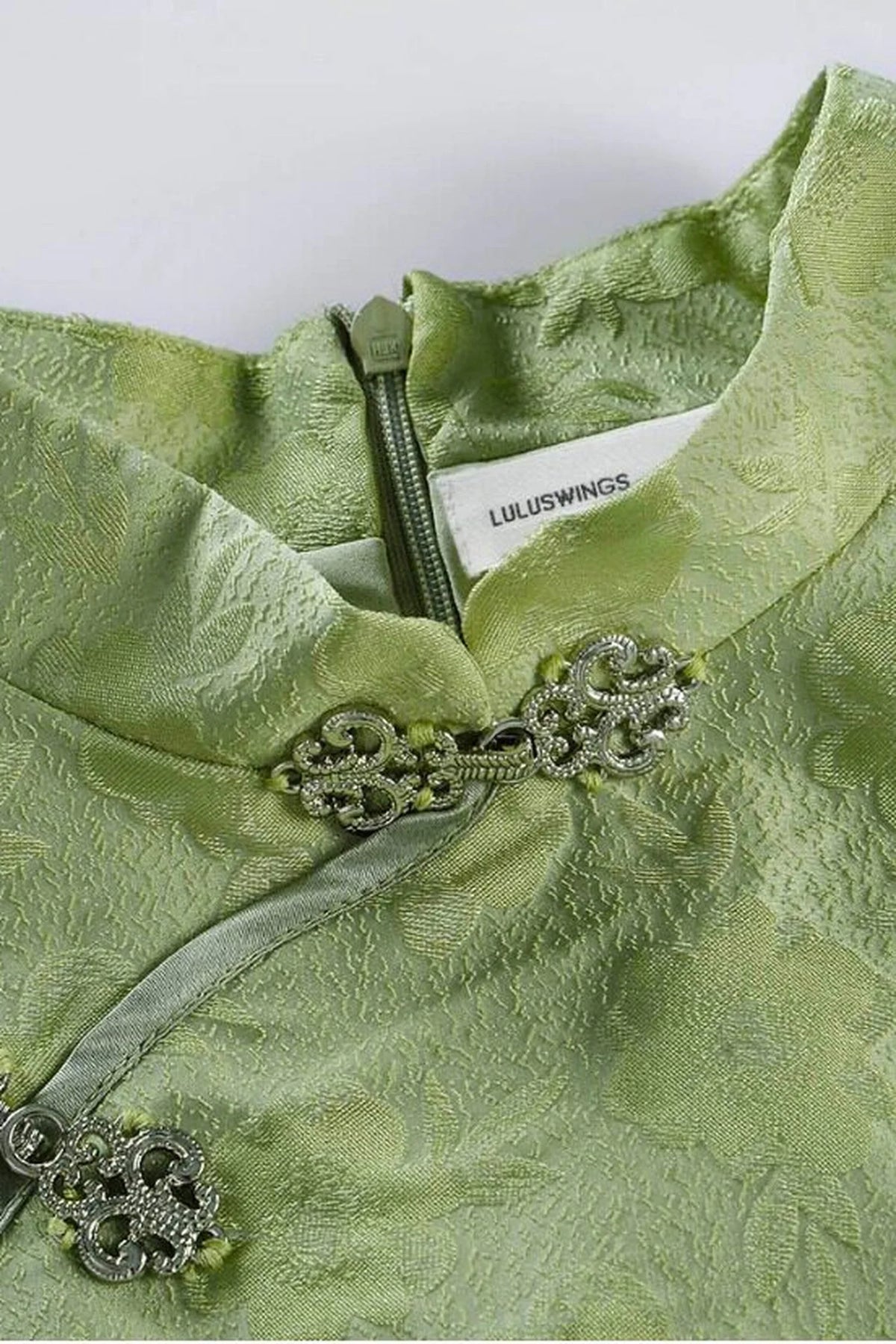 Chinoiserie Mist Forest Cheongsam Dress