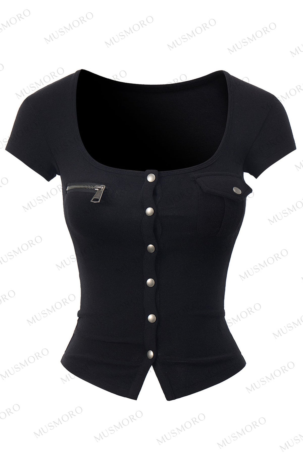 Cinched Waist Knit Top