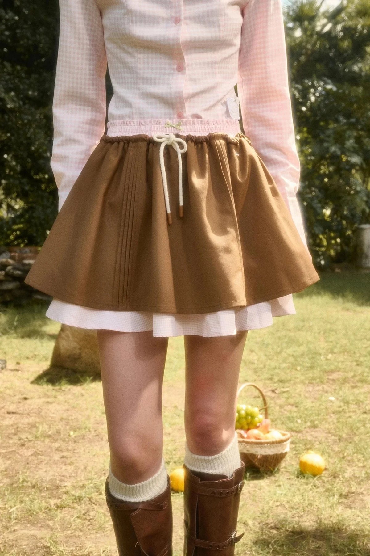 Classic Check Short Skirt