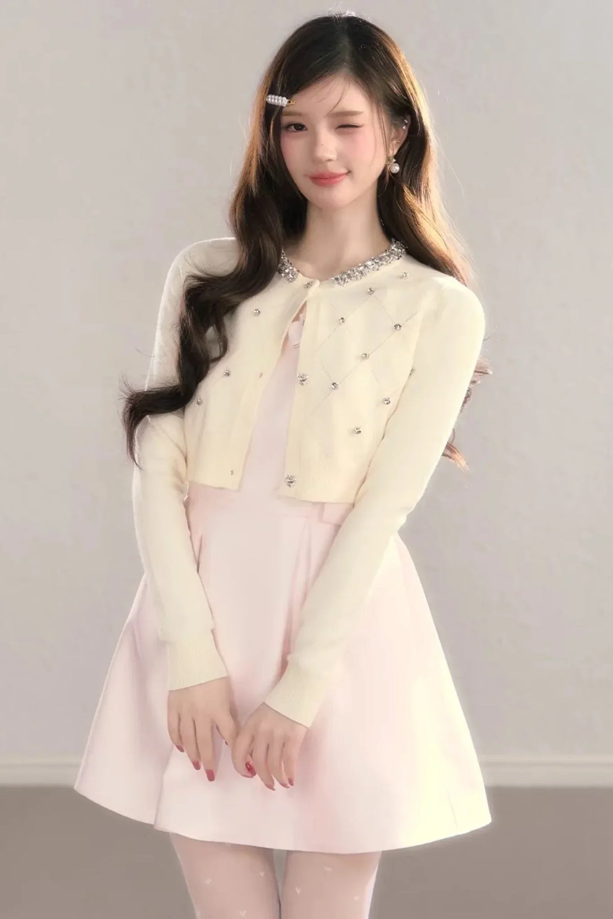 Classic French Waist-Cinching Dress