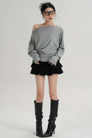 Classic High Waisted Pleated Skirt
