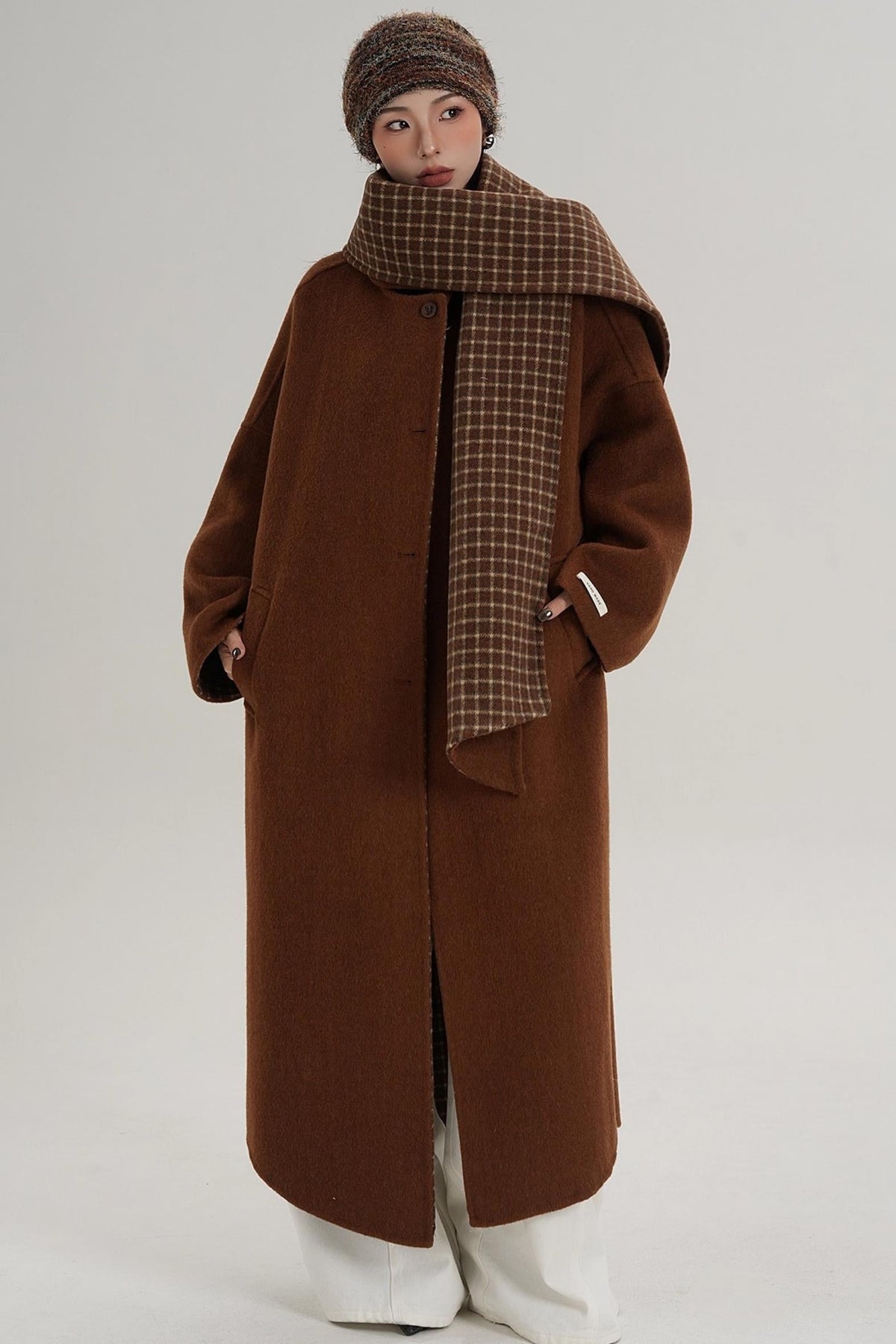 Classic Wool Tweed Coat