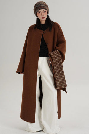 Classic Wool Tweed Coat