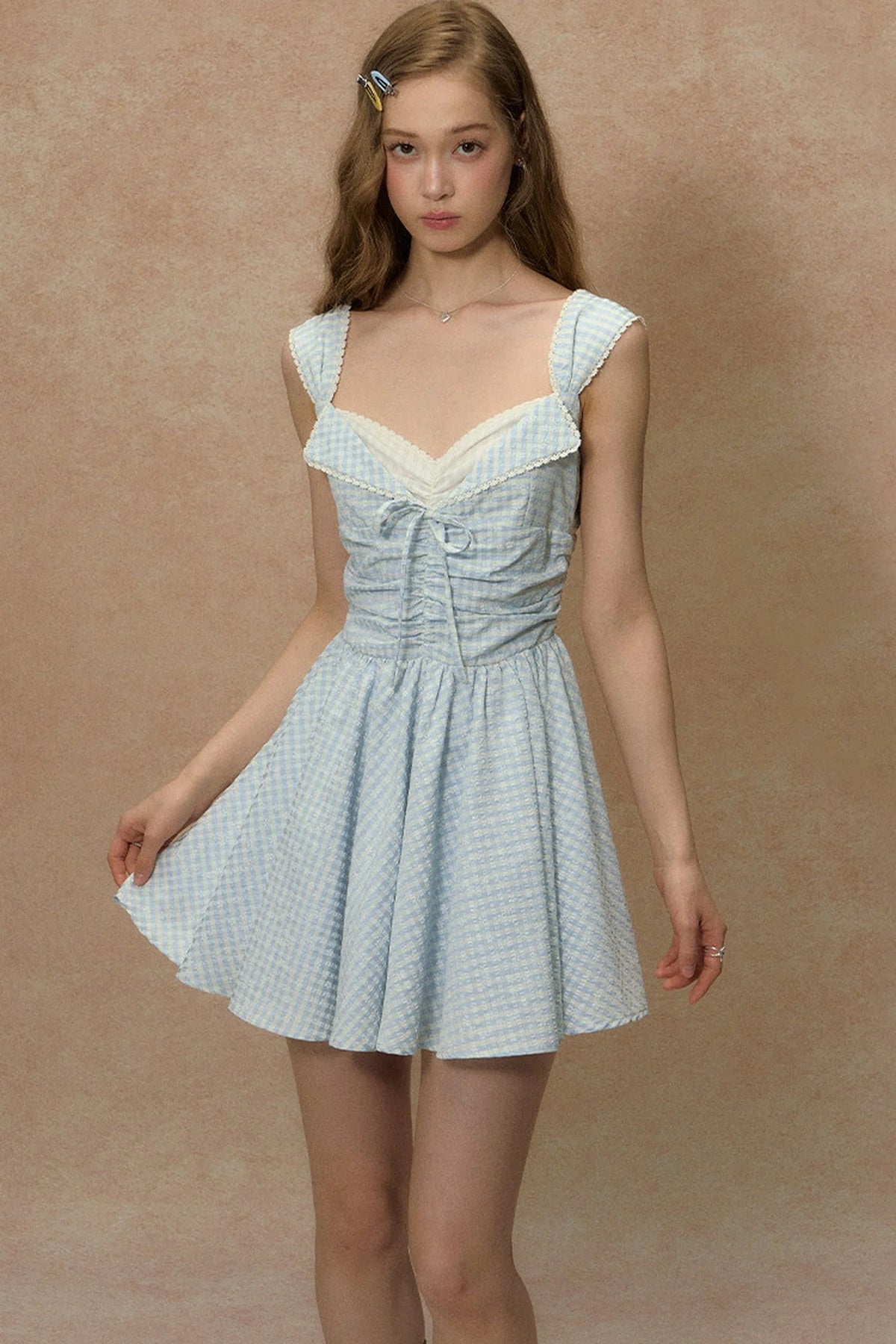 Clear Sky Lace Dress