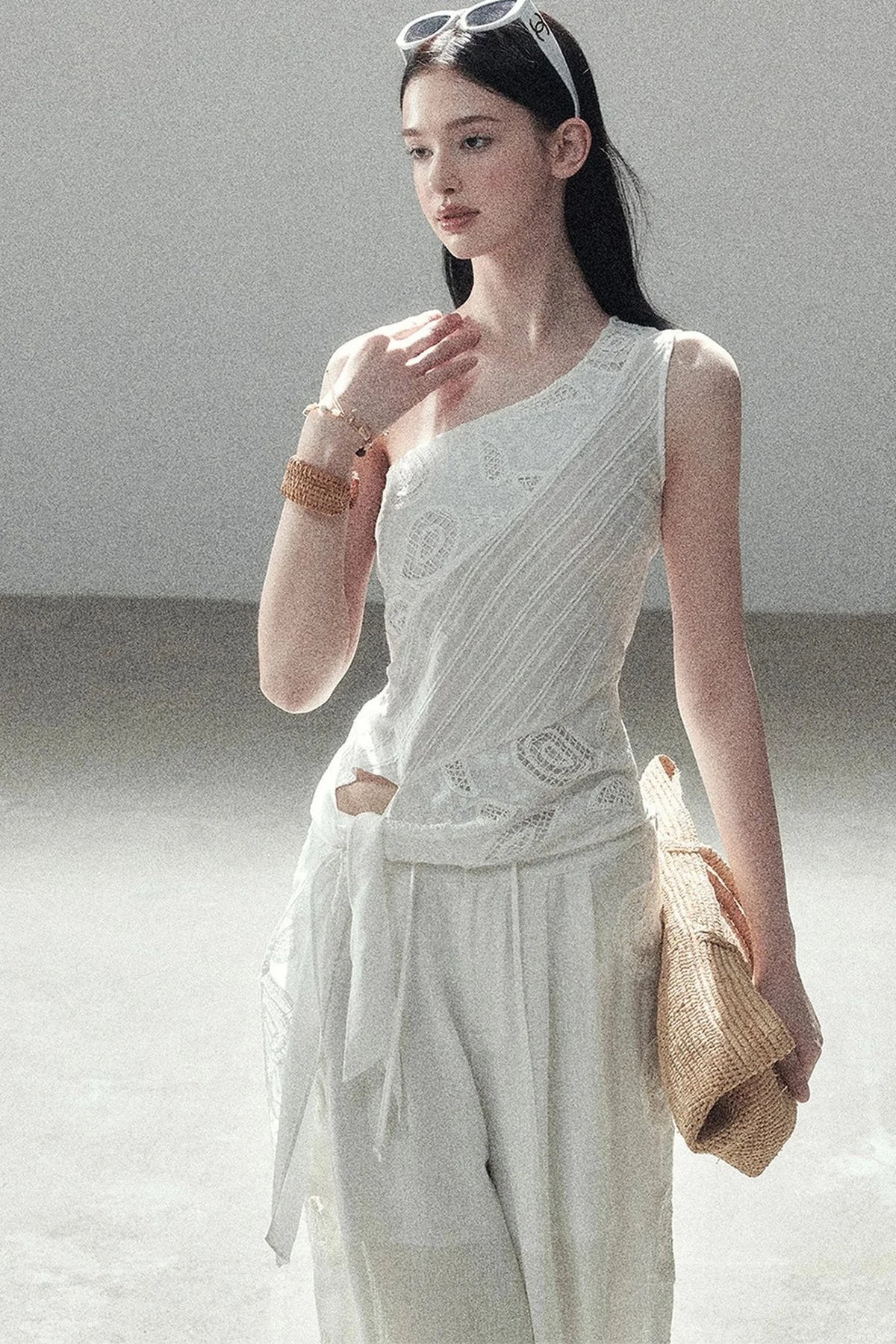 Clear Sky Sleeveless Top Set-Up