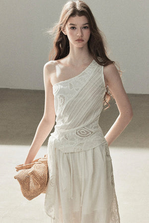 Clear Sky Sleeveless Top Set-Up