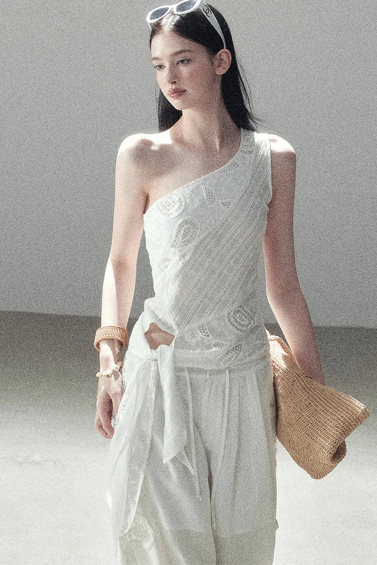 Clear Sky Sleeveless Top Set-Up
