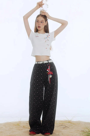Cloud Fudge Floral Pants