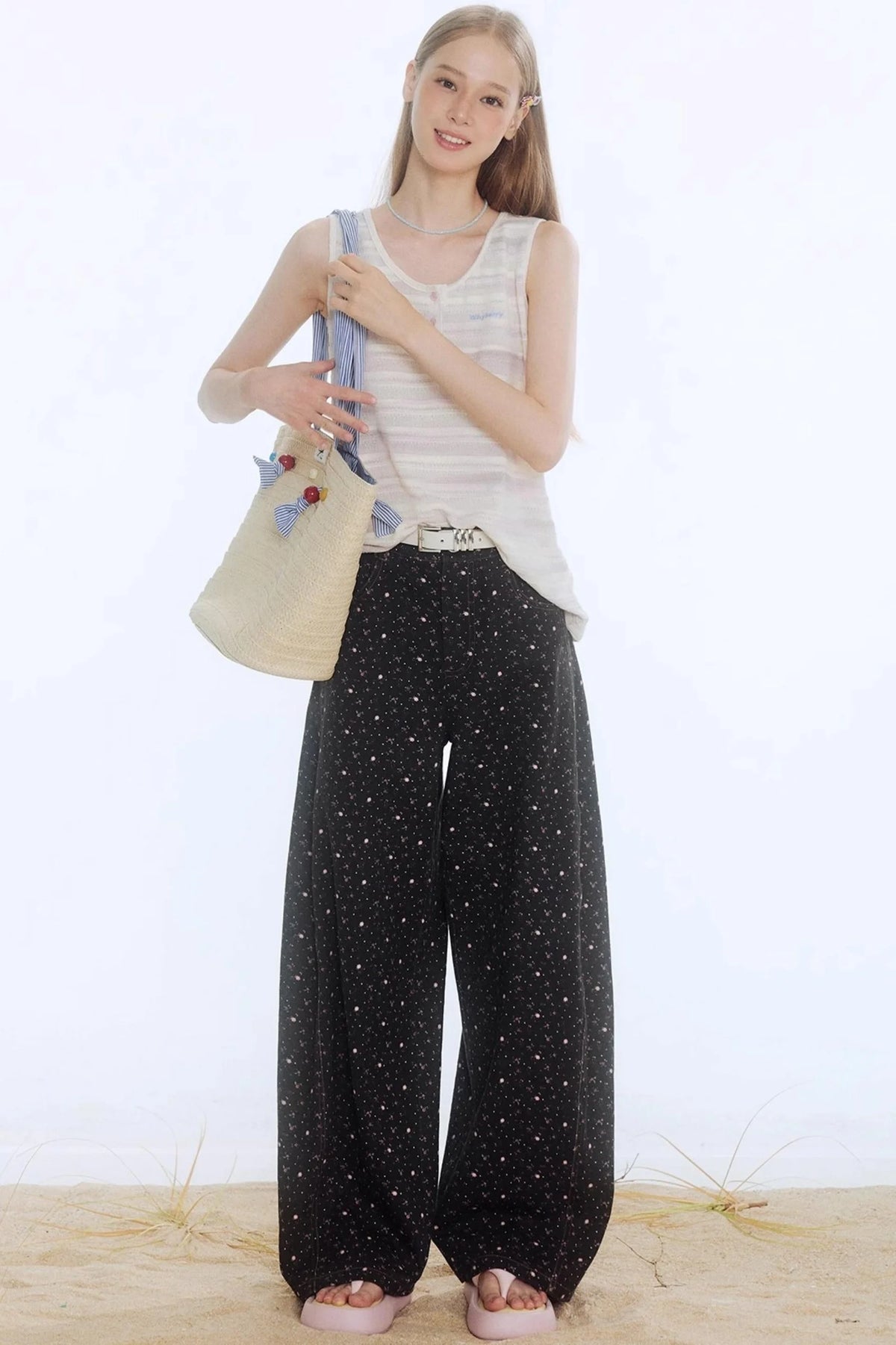 Cloud Fudge Floral Pants