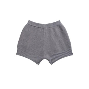 Cloud Gray Collar Knitwear Set