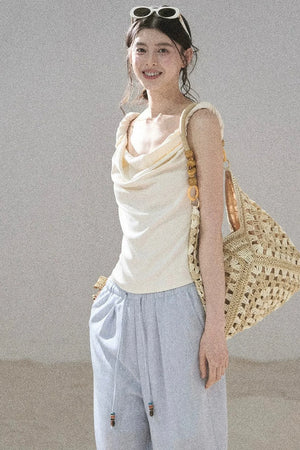 Cloud-Kissed Off-Shoulder Top