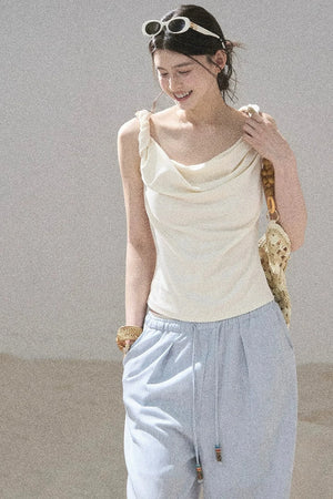 Cloud-Kissed Off-Shoulder Top