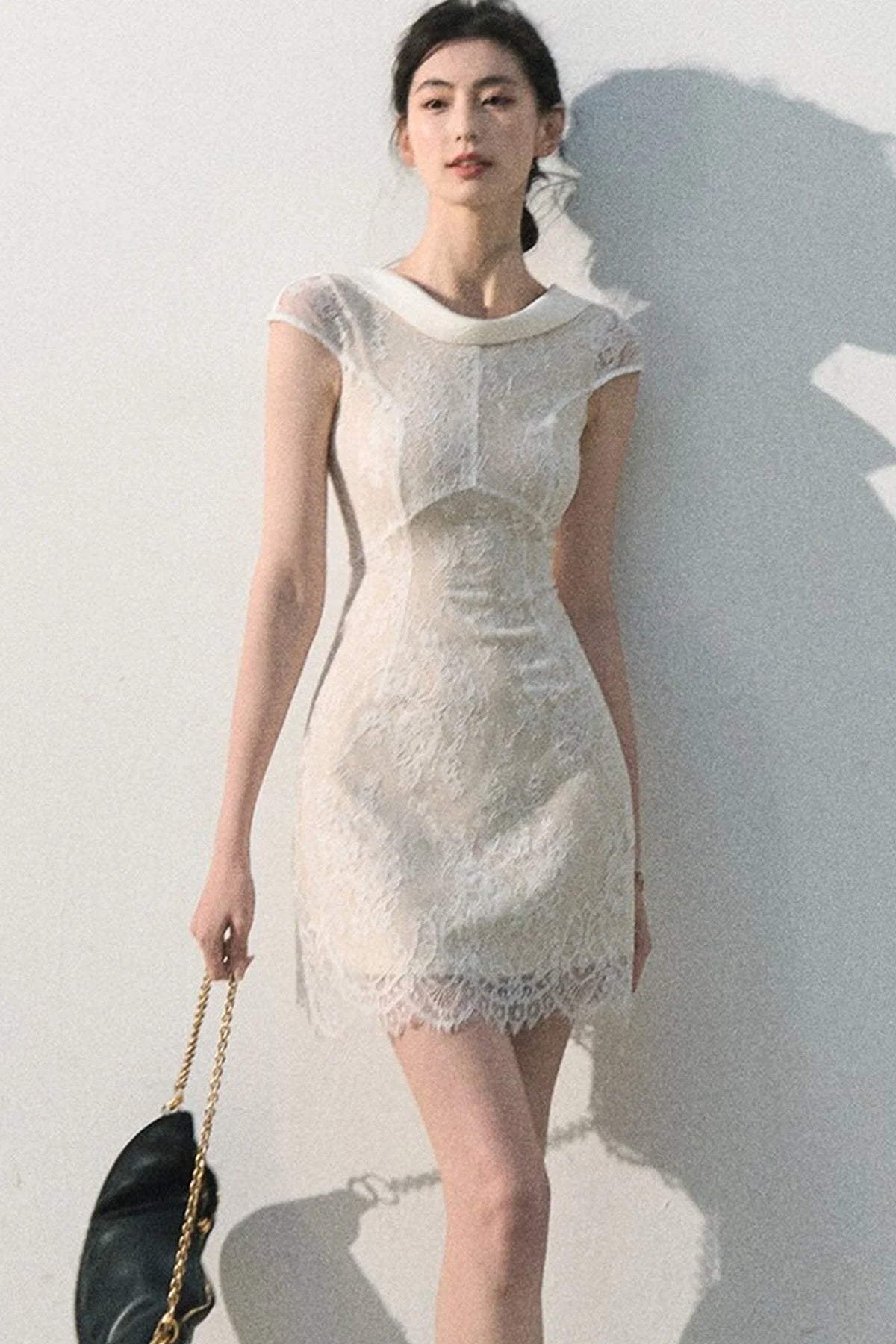 Cloud Lace Jacquard Dress