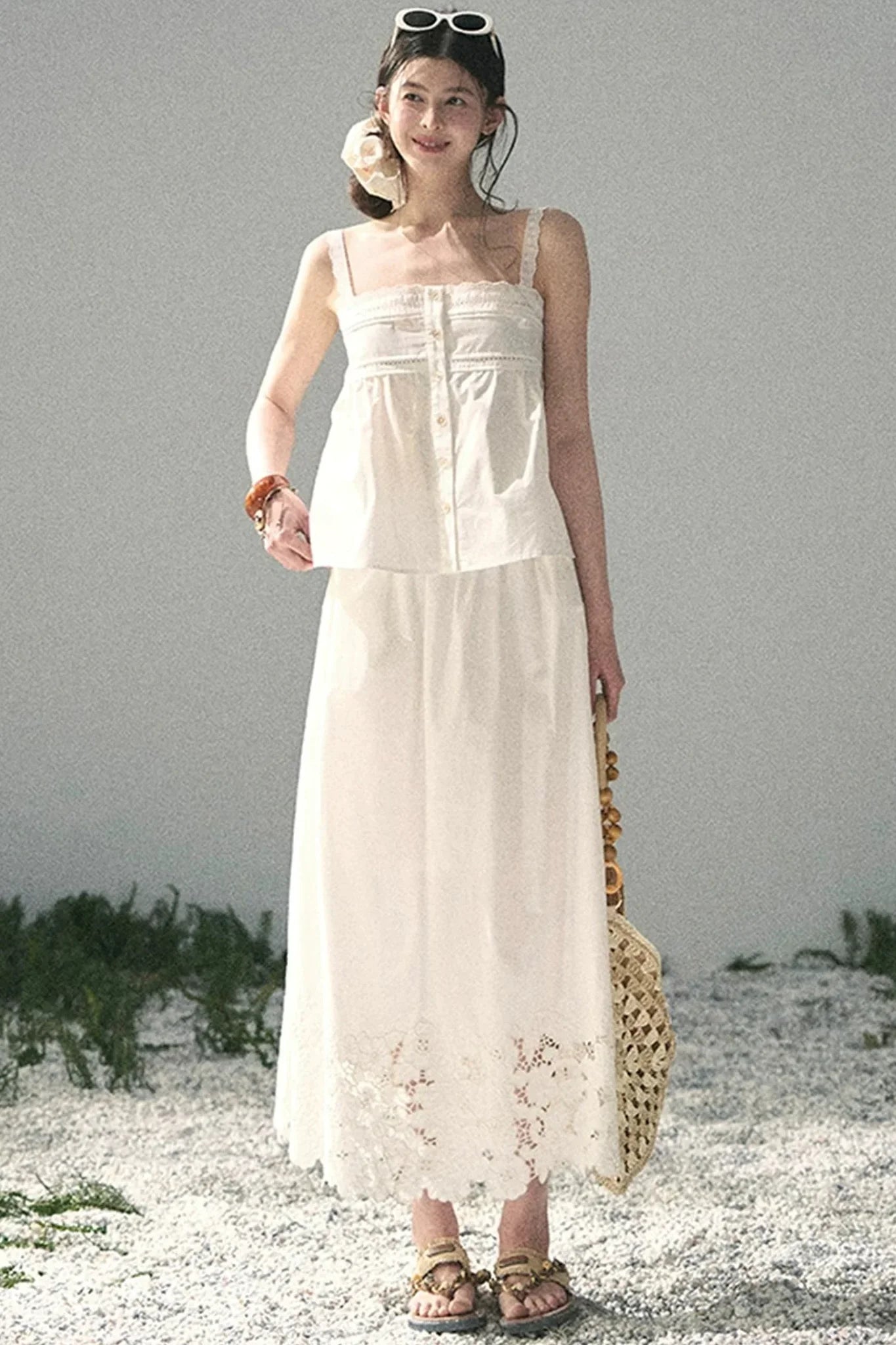 Cloud Lace Two-Piece Set-Up