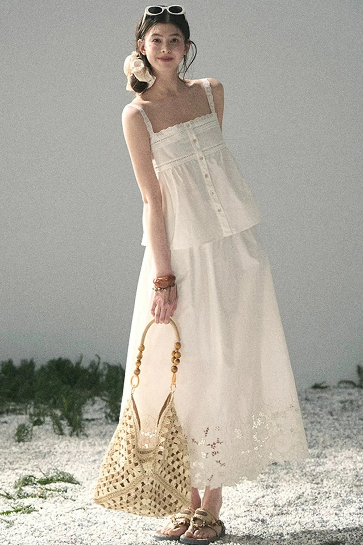Cloud Lace Two-Piece Set-Up