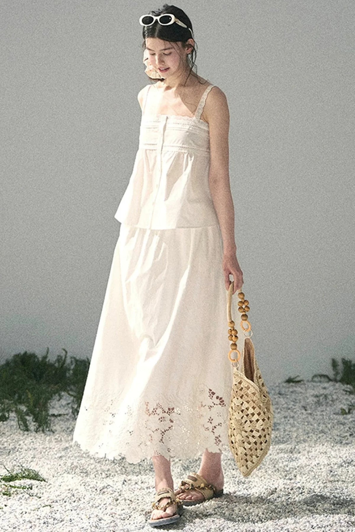 Cloud Lace Two-Piece Set-Up