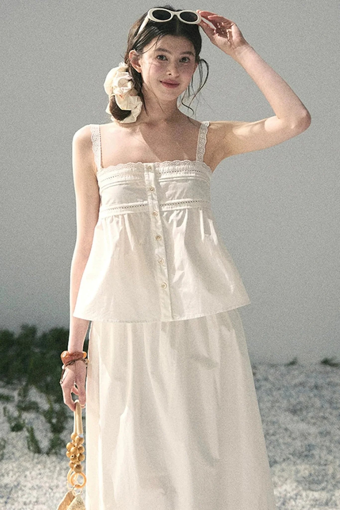 Cloud Lace Two-Piece Set-Up