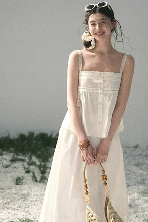 Cloud Lace Two-Piece Set-Up