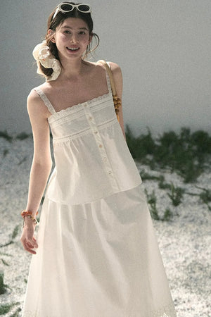 Cloud Lace Two-Piece Set-Up