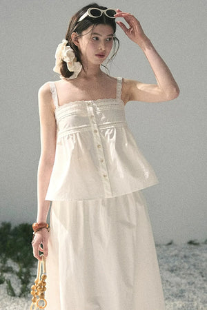Cloud Lace Two-Piece Set-Up