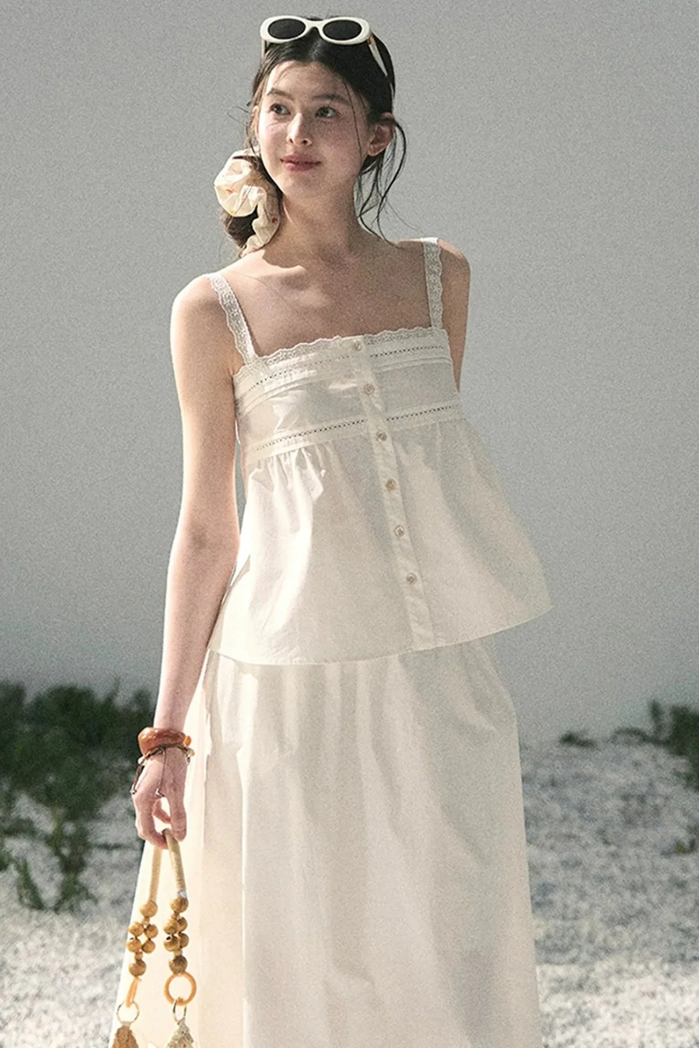 Cloud Lace Two-Piece Set-Up