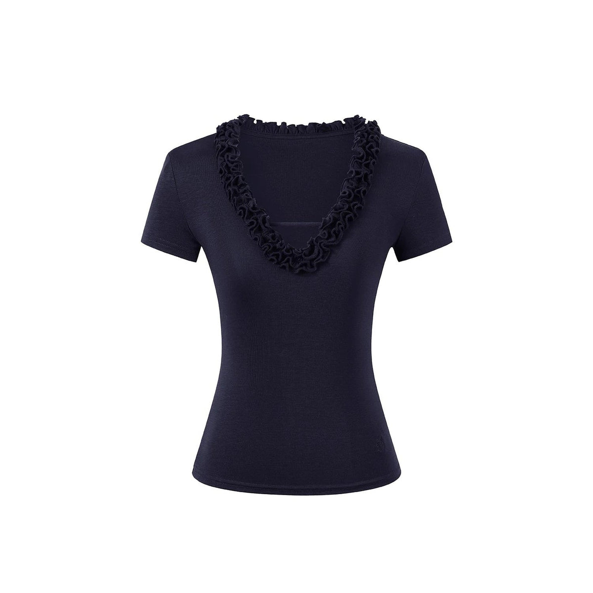 Cloud Lyocell Ruffled Blouse