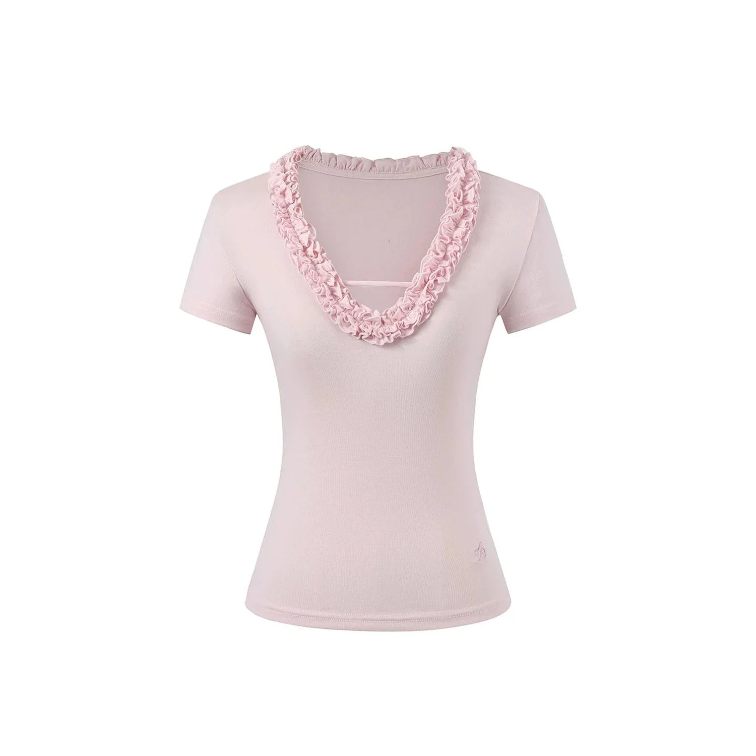 Cloud Lyocell Ruffled Blouse