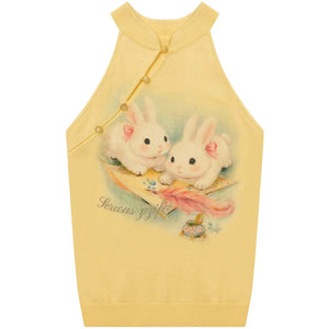Cloud Rabbit Knitted Vest