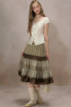Cloud Starlight Lace Blouse