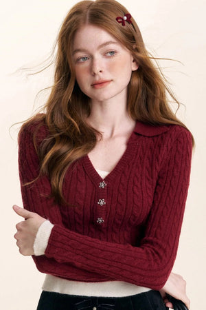 Cloud V-Neck Knit