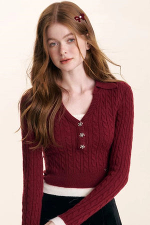 Cloud V-Neck Knit