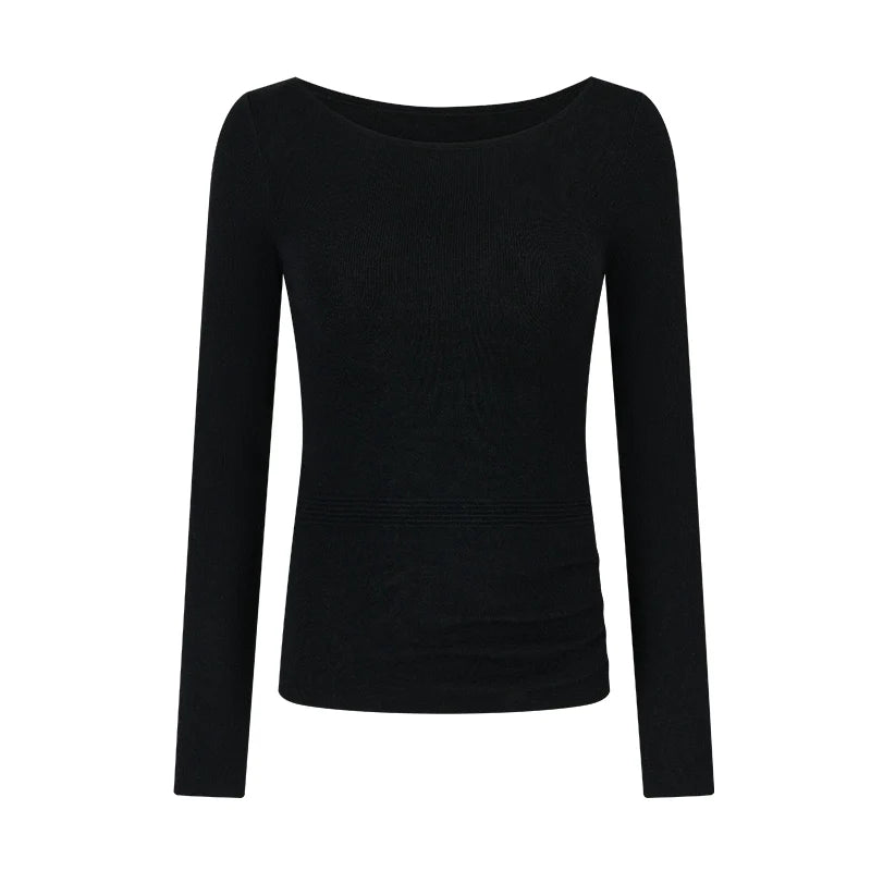 Cloud Yarn Long-sleeved Top