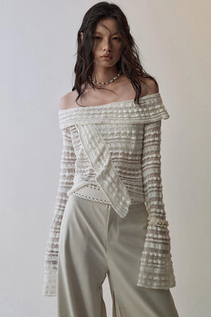 Clouds Knitted Fluffy Top