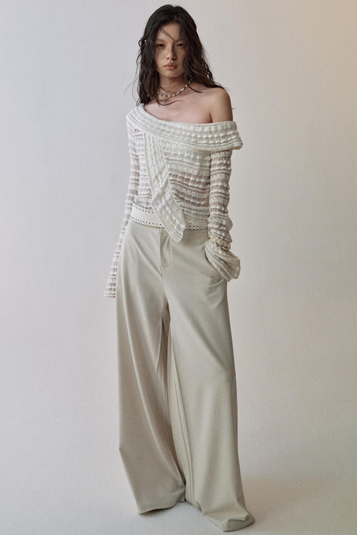 Clouds Knitted Fluffy Top
