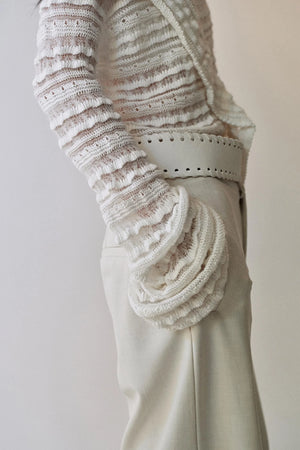 Clouds Knitted Fluffy Top